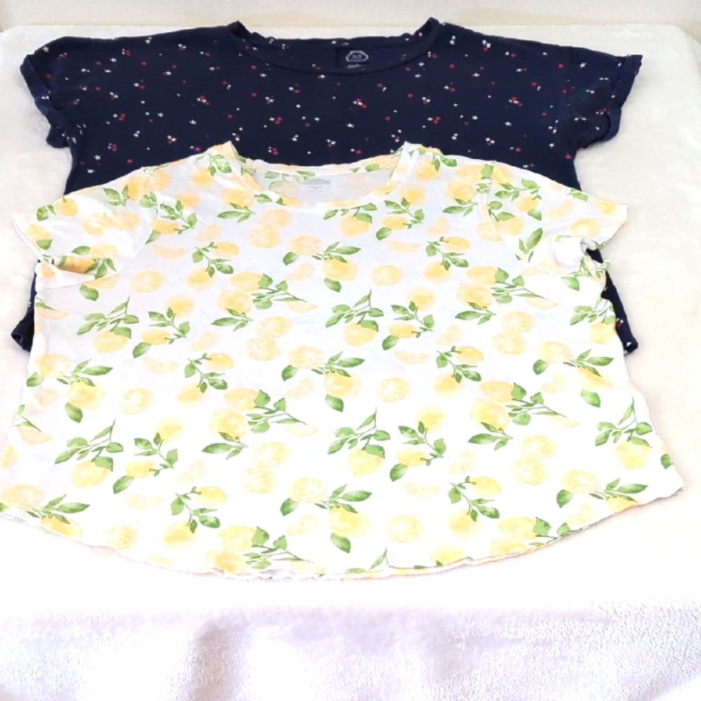 2 XXL 2x Tops Maurices Old Navy EUC